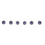 Snowflake ekkolight garland 68"l