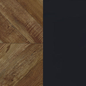 Herringbone - 3 Panel Screen - Brown