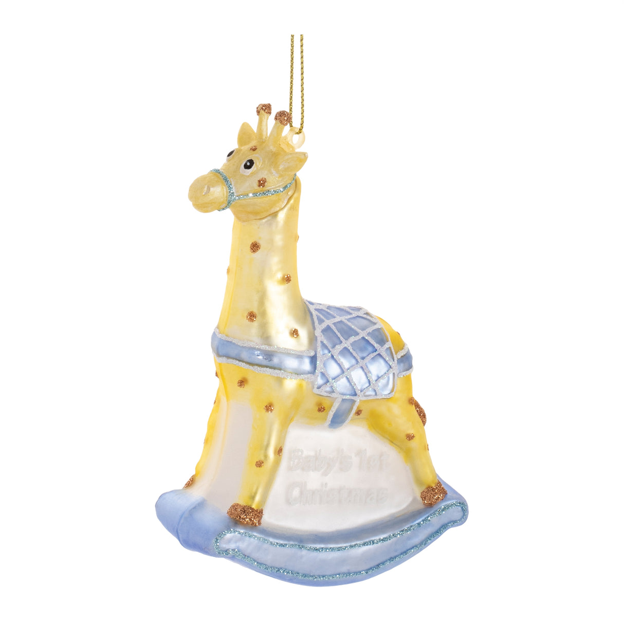 Glass baby's first christmas ornament (set of 12)