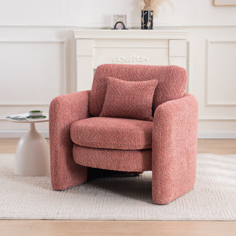 Rosewick Rounded Corner Cozy Modern Accent Chair