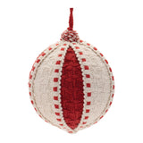 Woven ball ornament (set of 4)