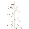 Jeweled bead leaf garland (set of 2)