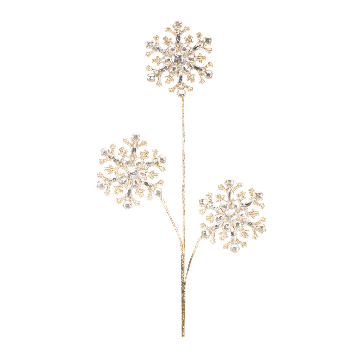 Jeweled-snowflake-spray-(set-of-2)-Christmas-Decor