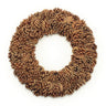 Natural pinecone wreath 18"d