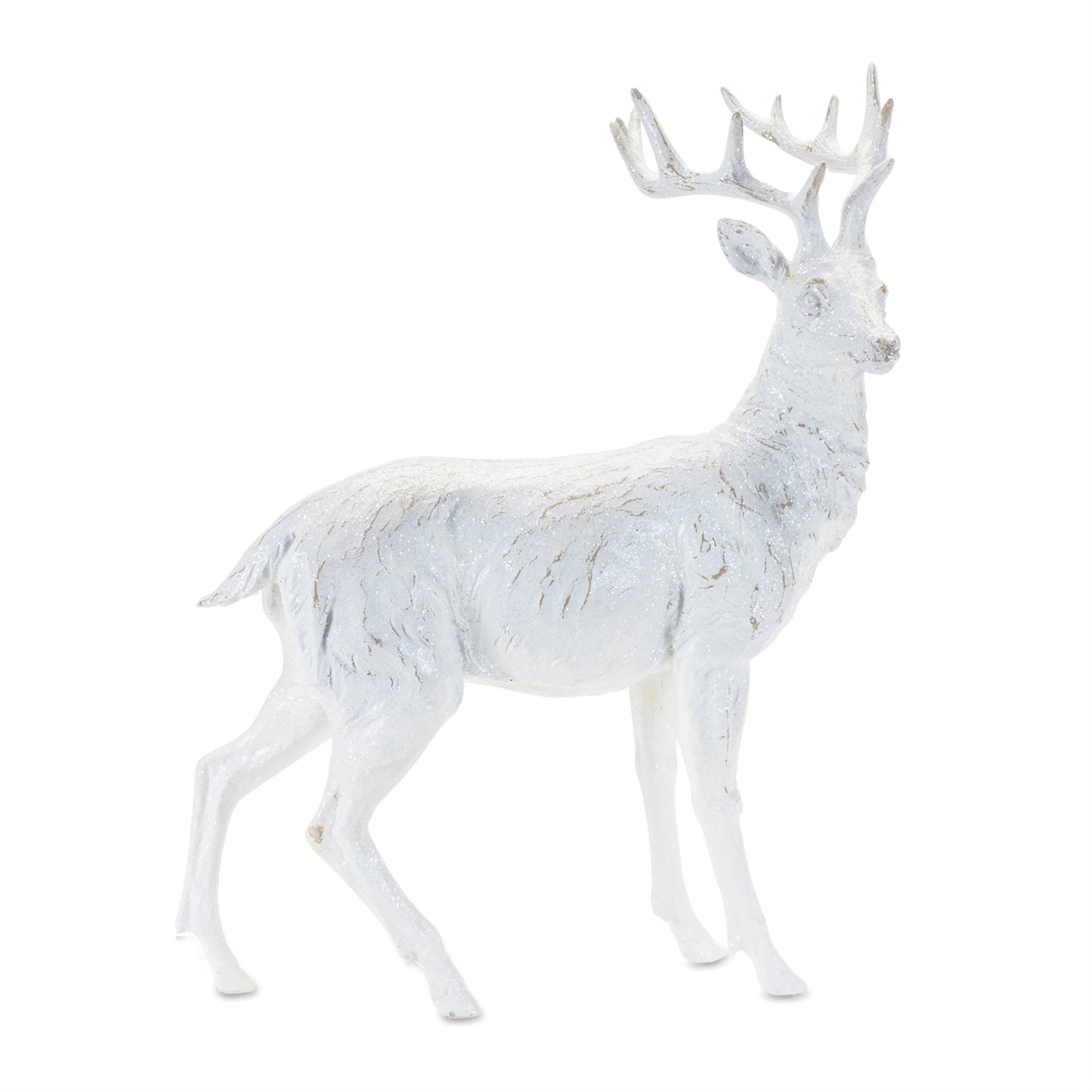Winter deer statue (set of 2)