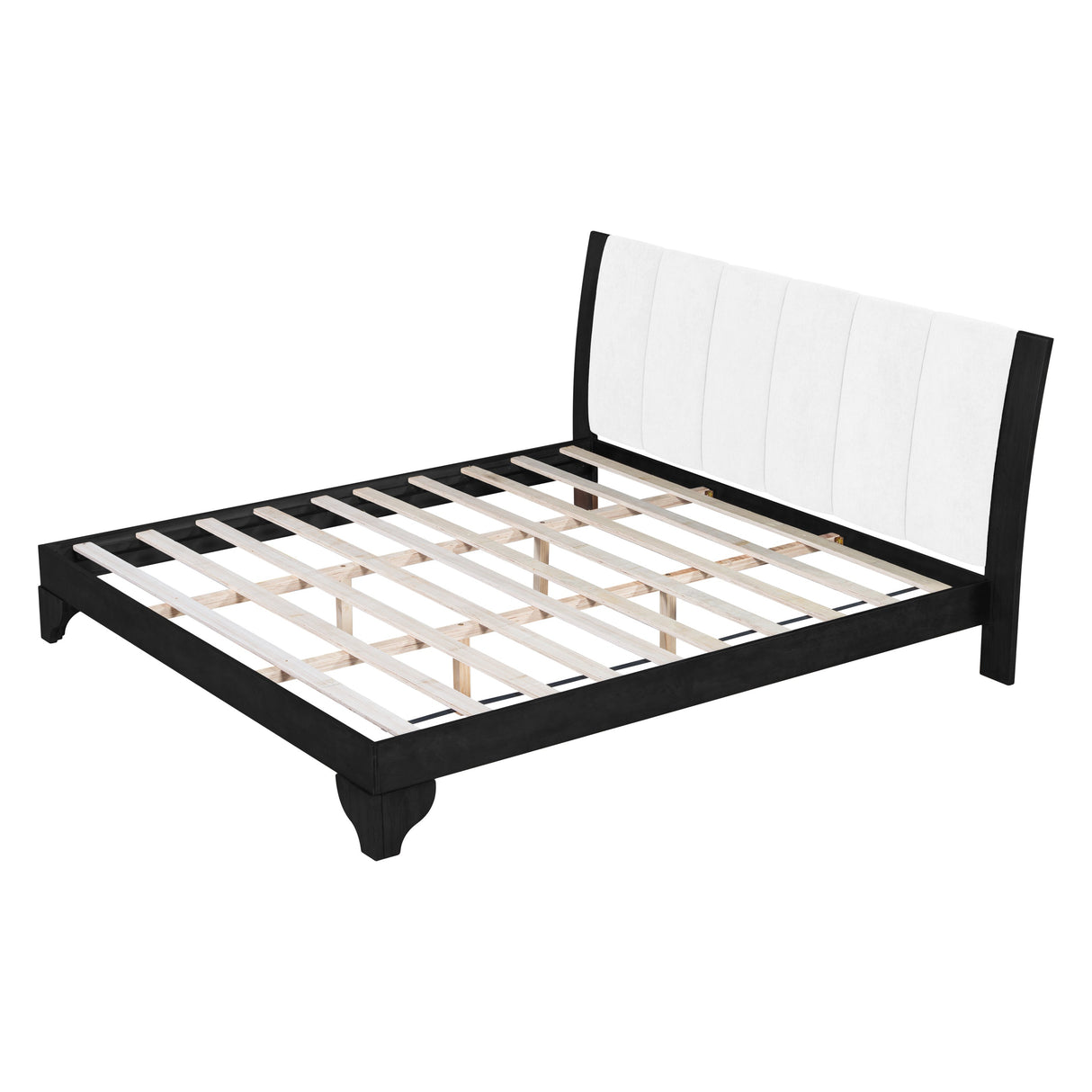 King Size Bed Frame Black and White