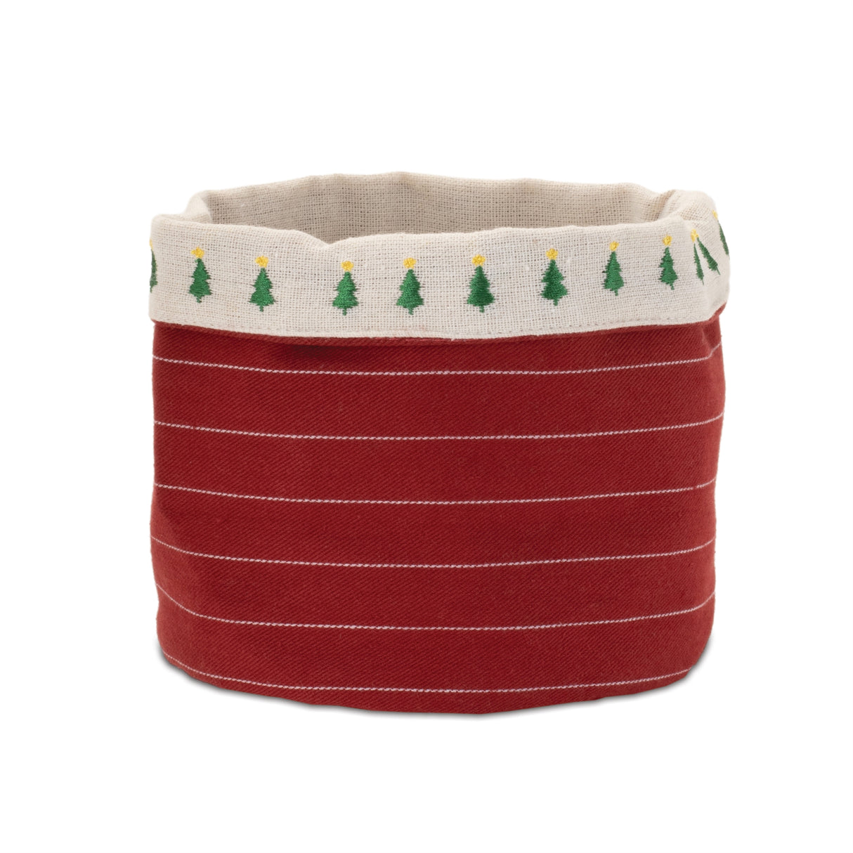 Fabric pine tree pot cover (set of 2)