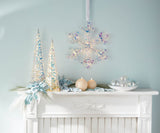 Iridescent LED Hanging Snowflake (Set of 2)