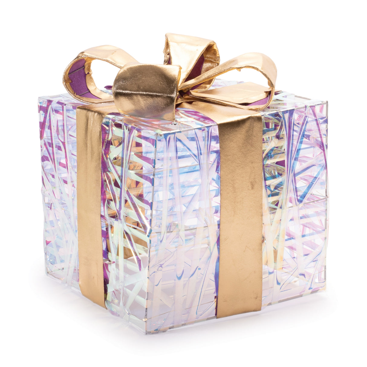 Led woven packages with bow (set of 3)