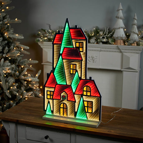 Winter village ekkolight 28"h