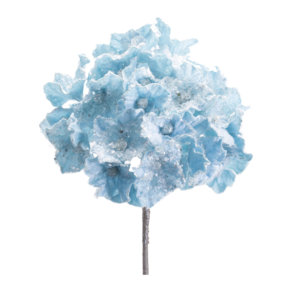 Beaded hydrangea flower stem (set of 2)