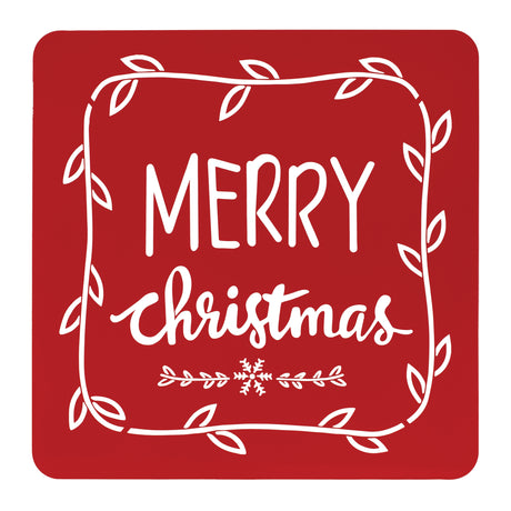 Cut metal holiday sentiment sign (set of 2)