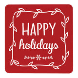 Cut metal holiday sentiment sign (set of 2)