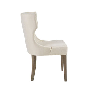 Elegant Design Dining Chair Polyester - Cream
