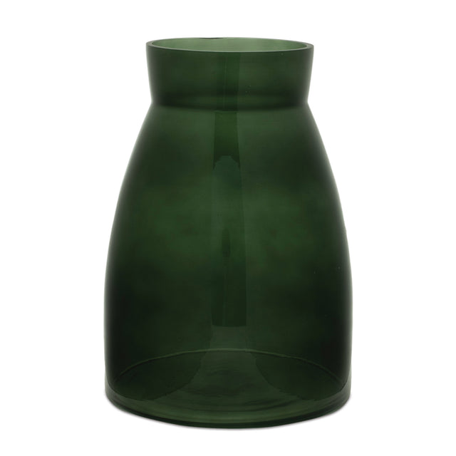 Green-glass-vase-(set-of-2)-Vases