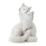 Winter fox couple figurine (set of 2)
