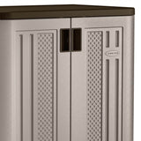 Suncast BMC3600 9 Cu Ft Heavy Duty Resin Garage Base Storage Cabinet, Platinum