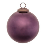 Frosted Glass Ball Ornament (Set of 12)