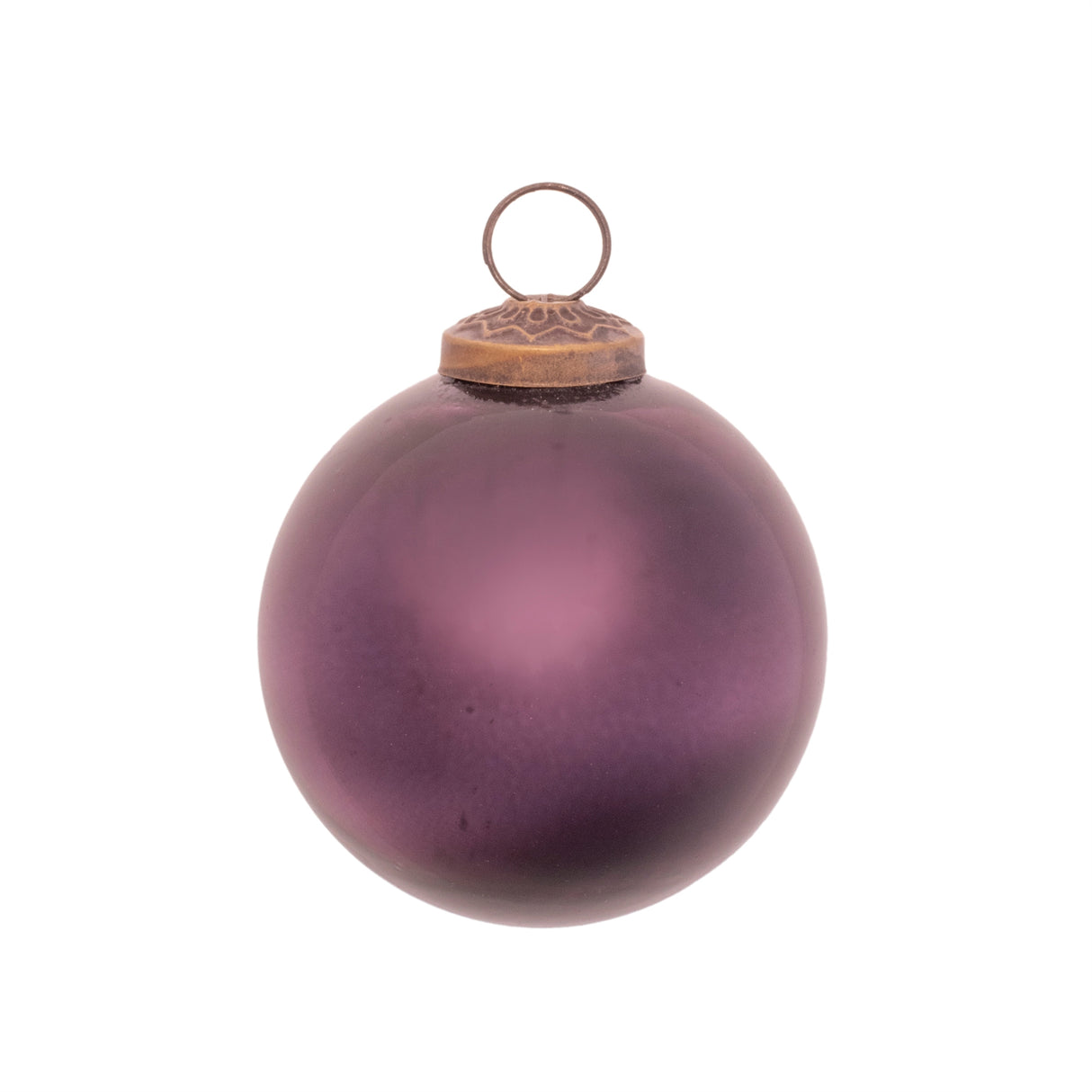 Frosted Glass Ball Ornament (Set of 12)