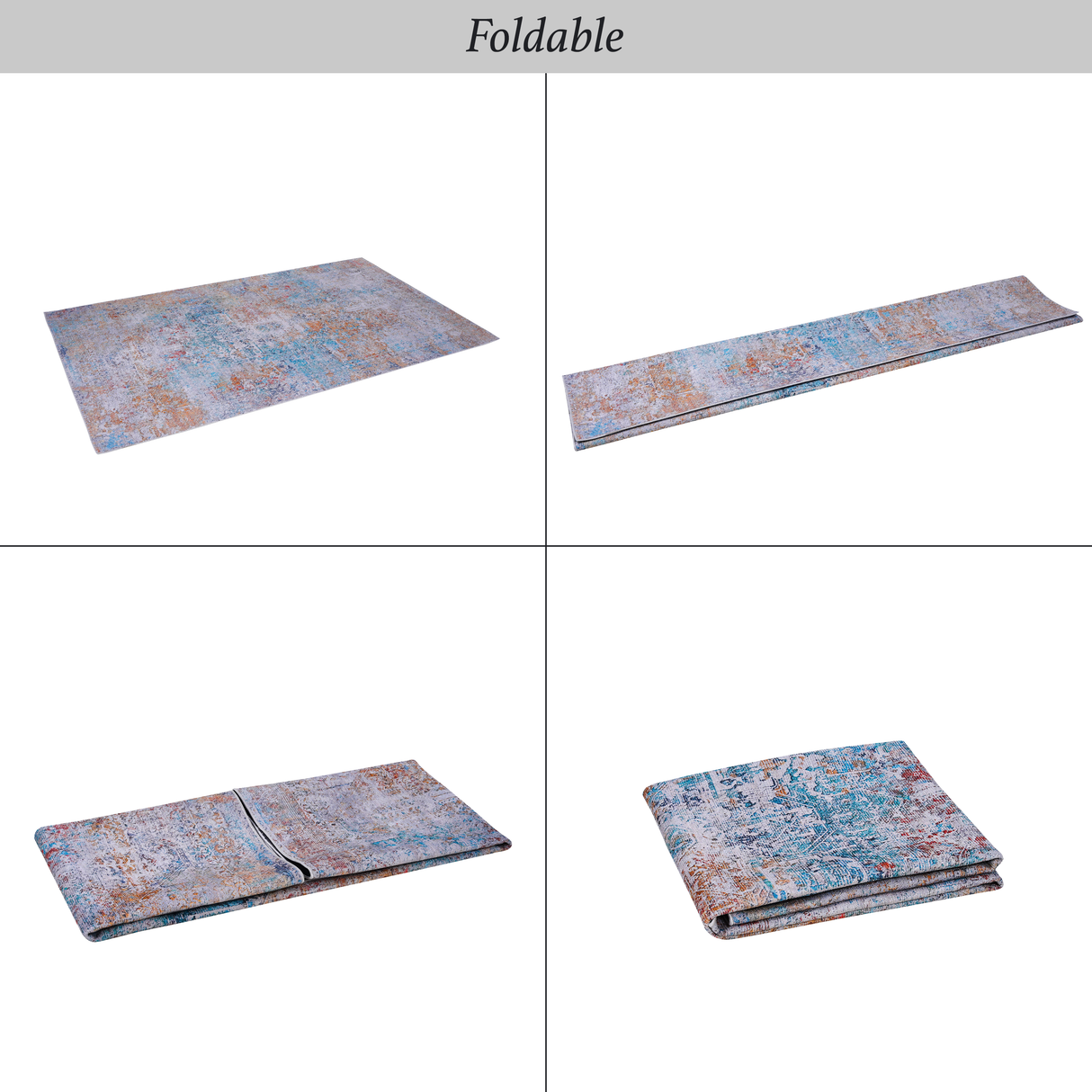 Naar area rug 3x5, washable rug, low-pile, non-slip, non-shedding, foldable, kid & pet friendly - area rugs for living room, bedroom, kitchen, dining room rug - perfect gifts, (yellow, 3' x 5')