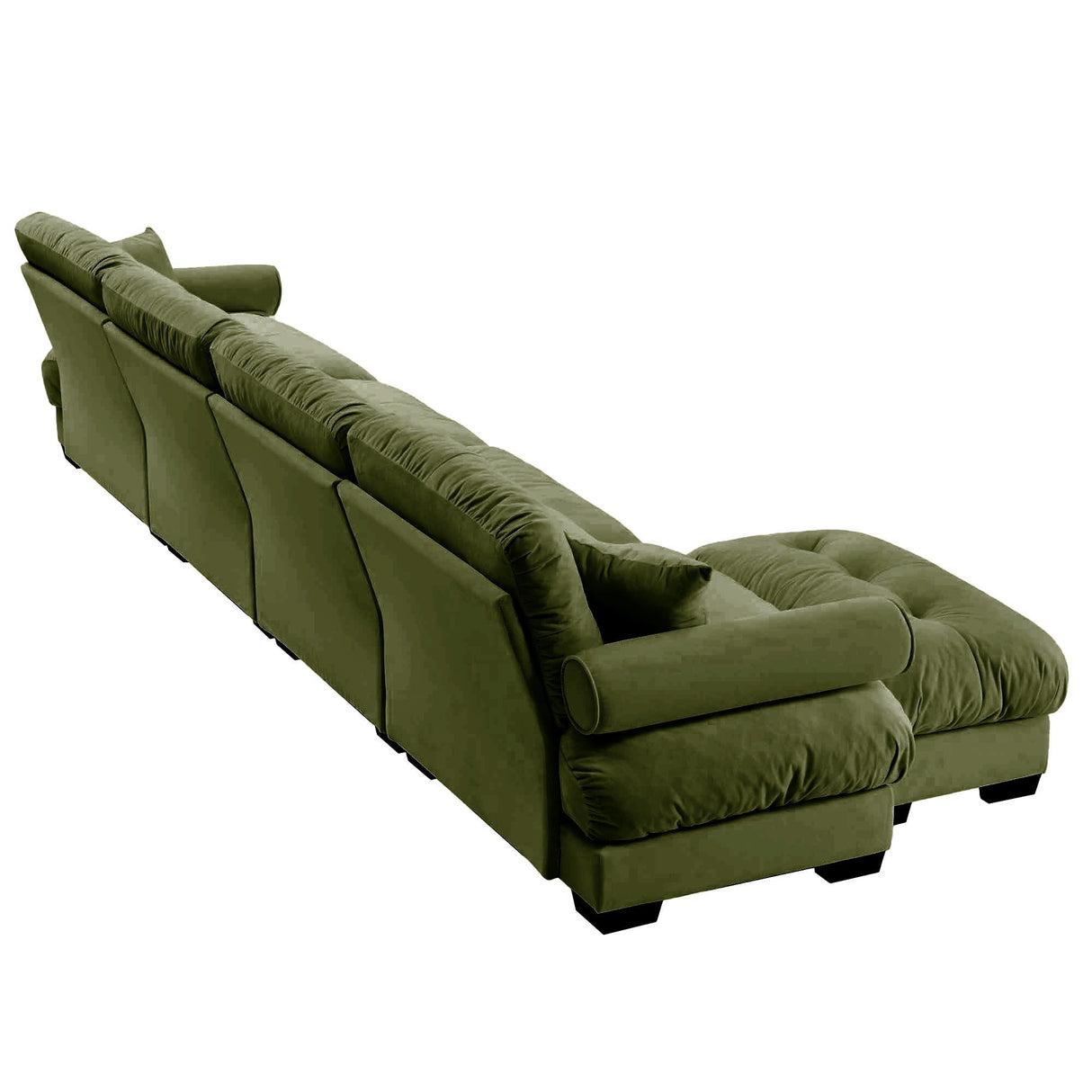 Super Comfort Oversized Modular Sectional Sofa With Movable Ottoman