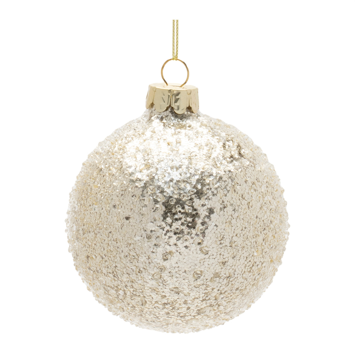 Beaded glass ornament (set of 12)