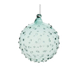 Hobnail glass ball ornament (set of 12)