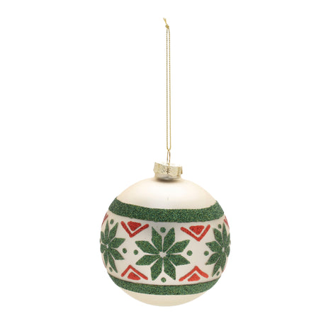 Nordic glass ball ornament (set of 6)