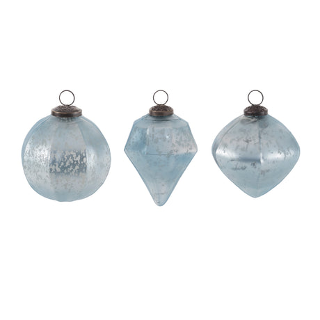 Mercury glass ornament (set of 6)