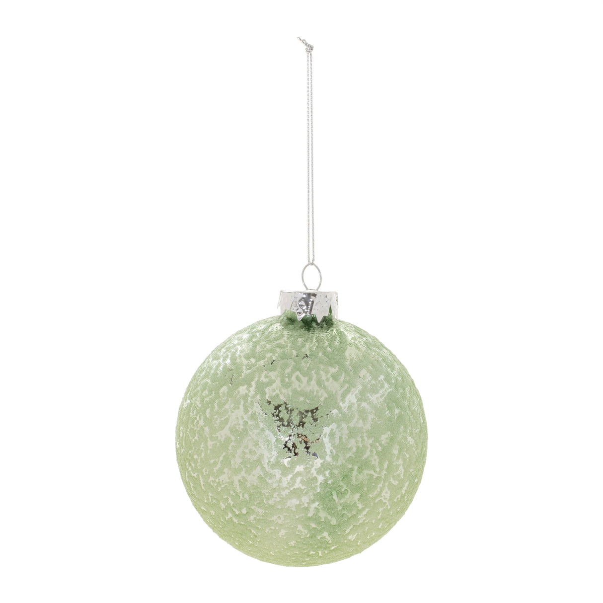 Beaded glass ball ornament (set of 6)