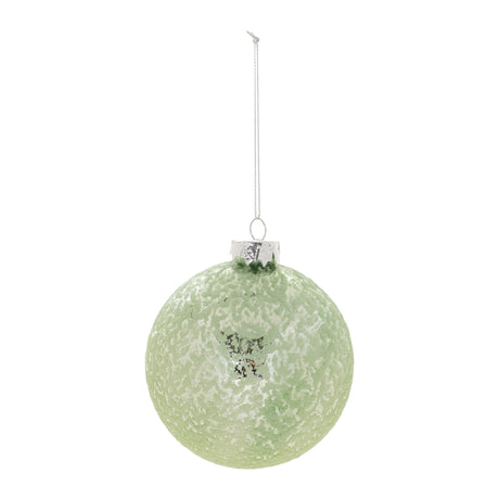 Beaded glass ball ornament (set of 6)