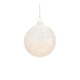 Iridescent cloudy glass ornament (set of 6)