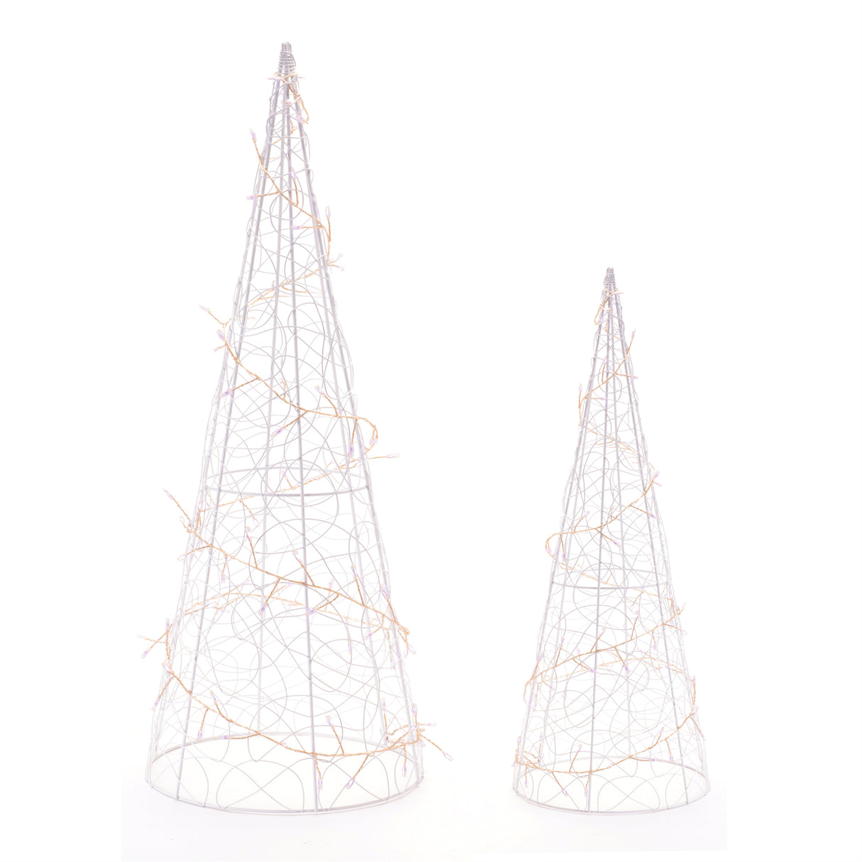 Multicolor led tree (set of 2)