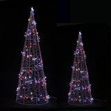 Multicolor led tree (set of 2)