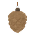 Flocked-glass-pinecone-ornament-(set-of-12)-Christmas-Ornaments