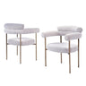 Dining Chairs With Armrests (Set of 2)