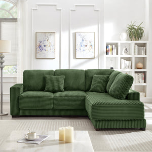 93" Sectional Sofa, L Shaped Sofa Couch