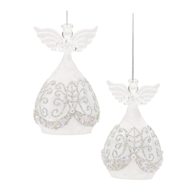 Beaded-glass-angel-ornament-(set-of-4)-Christmas-Ornaments