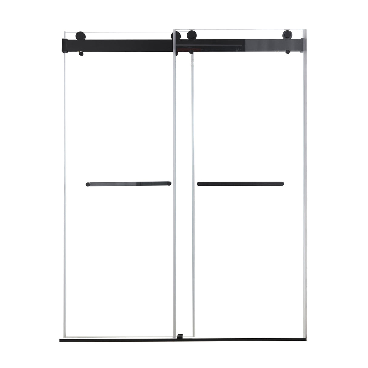 48 inches x 76 inches Double Sliding Shower Door in Matte