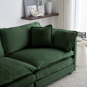Modern Fabric Loveseat Sofa Couch for Living Room