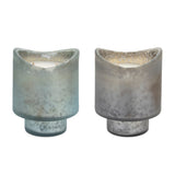 Red-currant-scented-soy-candle-with-frosted-glass-holder-(set-of-2)-Candles