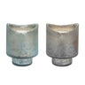 Red-currant-scented-soy-candle-with-frosted-glass-holder-(set-of-2)-Candles