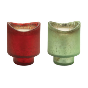 Wassail-Scented-Soy-Candle-with-Frosted-Glass-Holder-(Set-of-2)-Candles