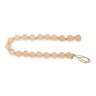 Frosted glass bead garland (set of 2)