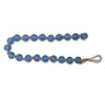 Frosted glass bead garland (set of 2)