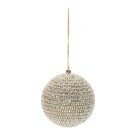 Jeweled ball ornament (set of 4)