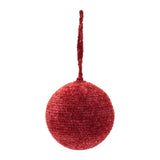Chenille ball ornament (set of 3)
