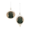 Mercury-glass-ornament-with-pine-trees-(set-of-6)-Christmas-Ornaments