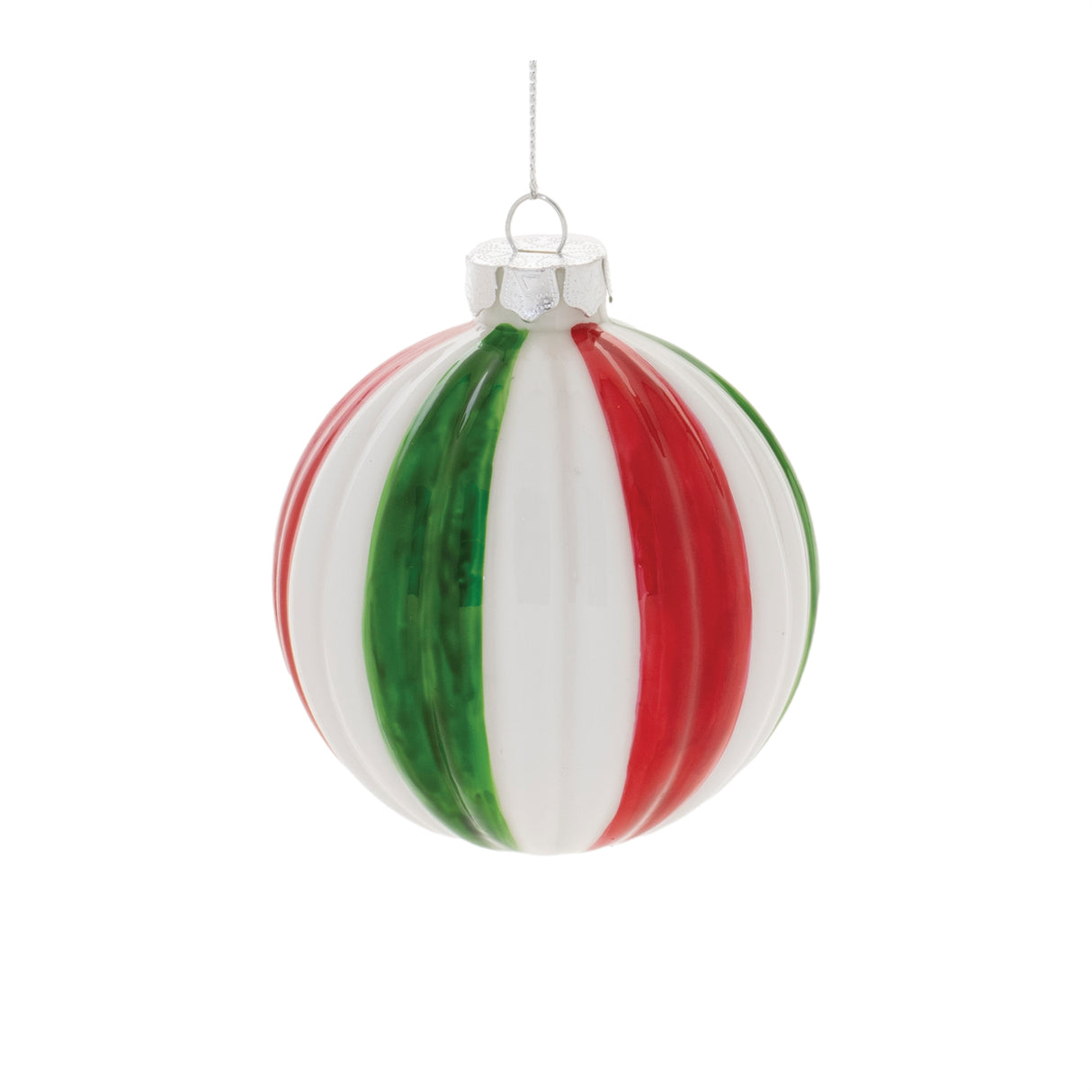 Ribbed Glass Ornament (Set of 12)