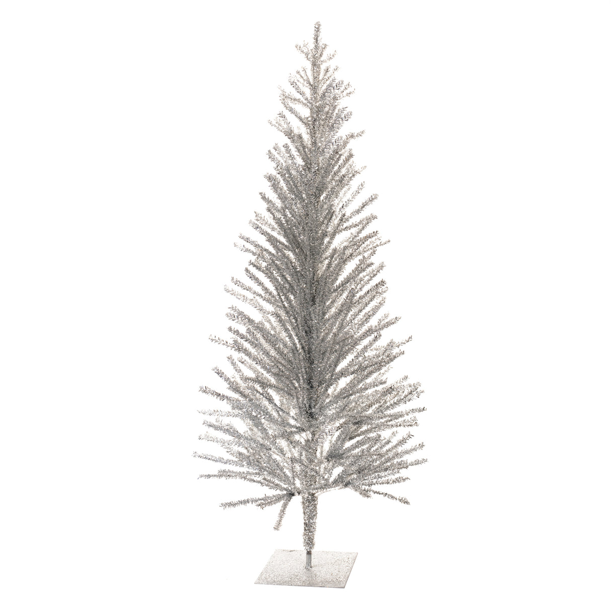 Tinsel pine tree 48"h